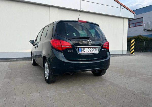 Opel Meriva cena 21700 przebieg: 130000, rok produkcji 2014 z Leszno małe 137